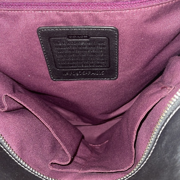 Coach medium size black bag with tag - Picture 5 of 10
